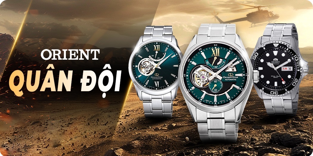 Đồng hồ Orient quân đội mẫu mới, chính hãng 100%, 1 đổi 1