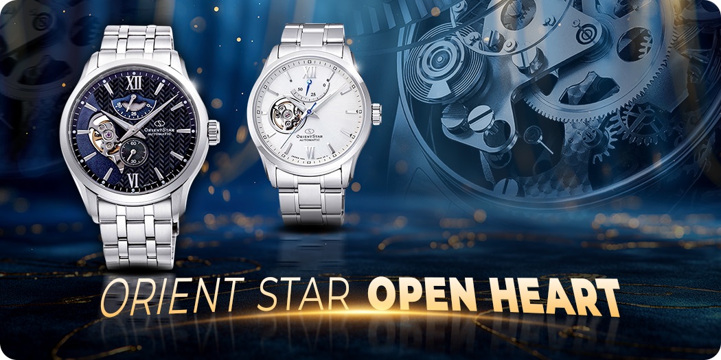 Đồng hồ Orient Star Open Heart (hở van tim) đẹp, đẳng cấp