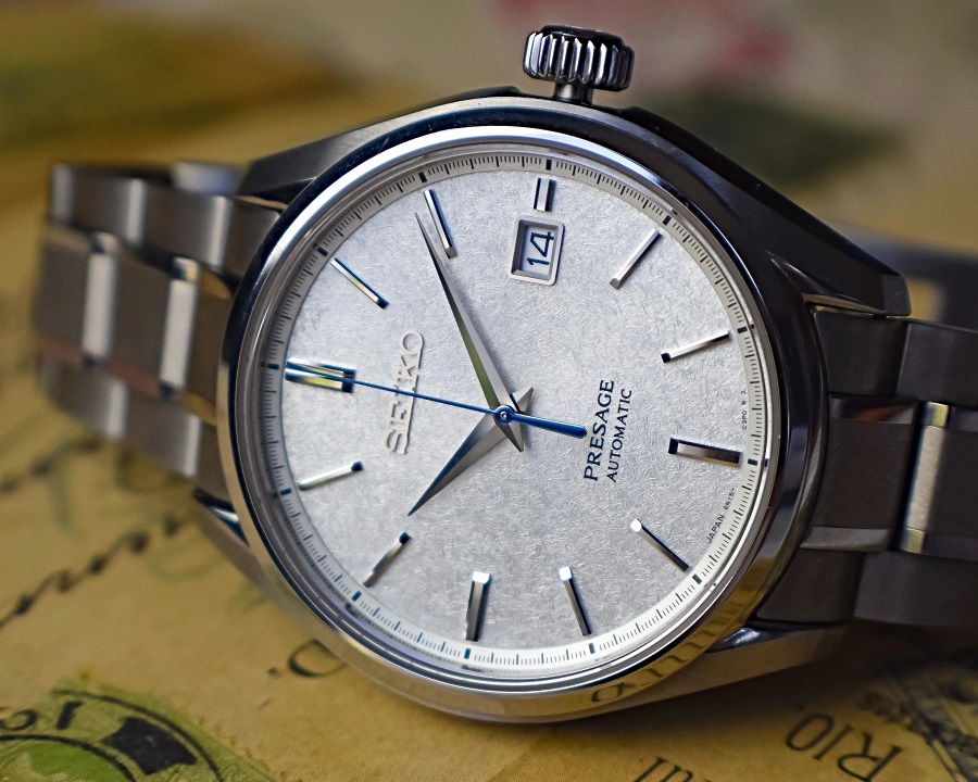 Mặt số của Seiko Presage SARX055 được thiết kế theo phong cách snowflake đầy ấn tượng - ảnh 1