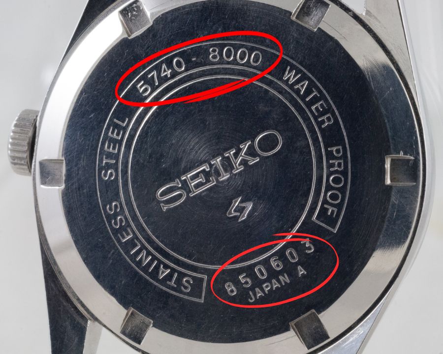 Cách kiểm tra số Seri Seiko ở mặt sau - Hình 2