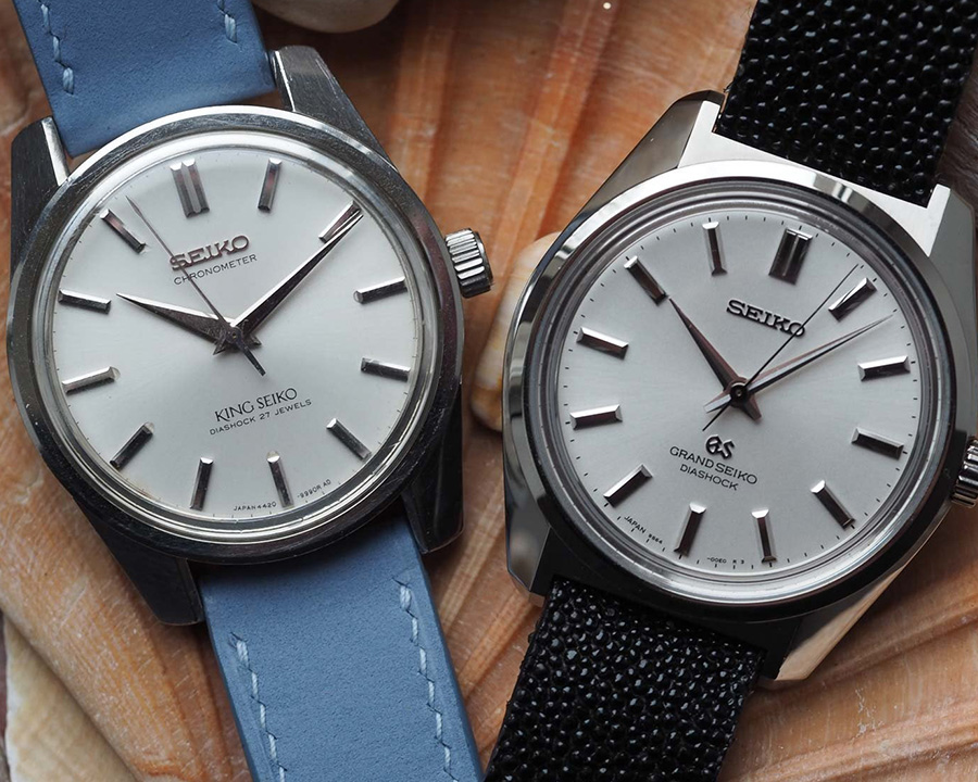 King Seiko cổ được săn đón một phần nhờ vào lịch sử cạnh tranh với Grand Seiko