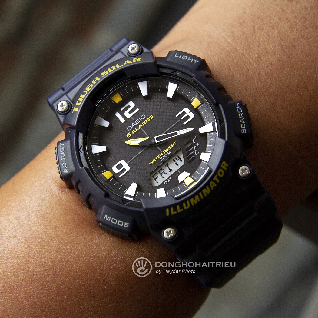 Trọng lượng chỉ 40g là ưu điểm tuyệt vời của Casio AQ-S810 - ảnh 5