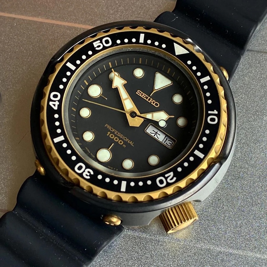 Khả năng chống nước lên đến 1000m chính là cải tiến vượt trội trên Seiko 7C46-7009 - ảnh 8