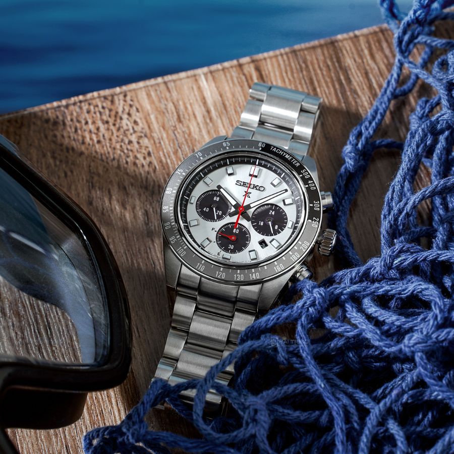 Seiko 6 kim 3 nút có thể chỉnh được cả ngày, tháng, thời gian và cả báo thức