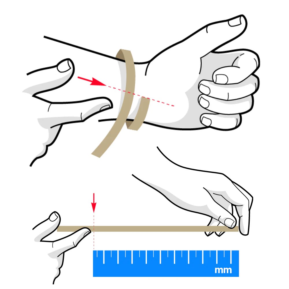 Hướng dẫn đo kích thước cổ tay cho nam