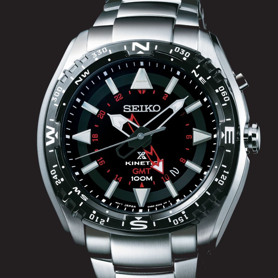 Seiko Kinetic GMT có độ chính xác và linh hoạt cao khi sử dụng