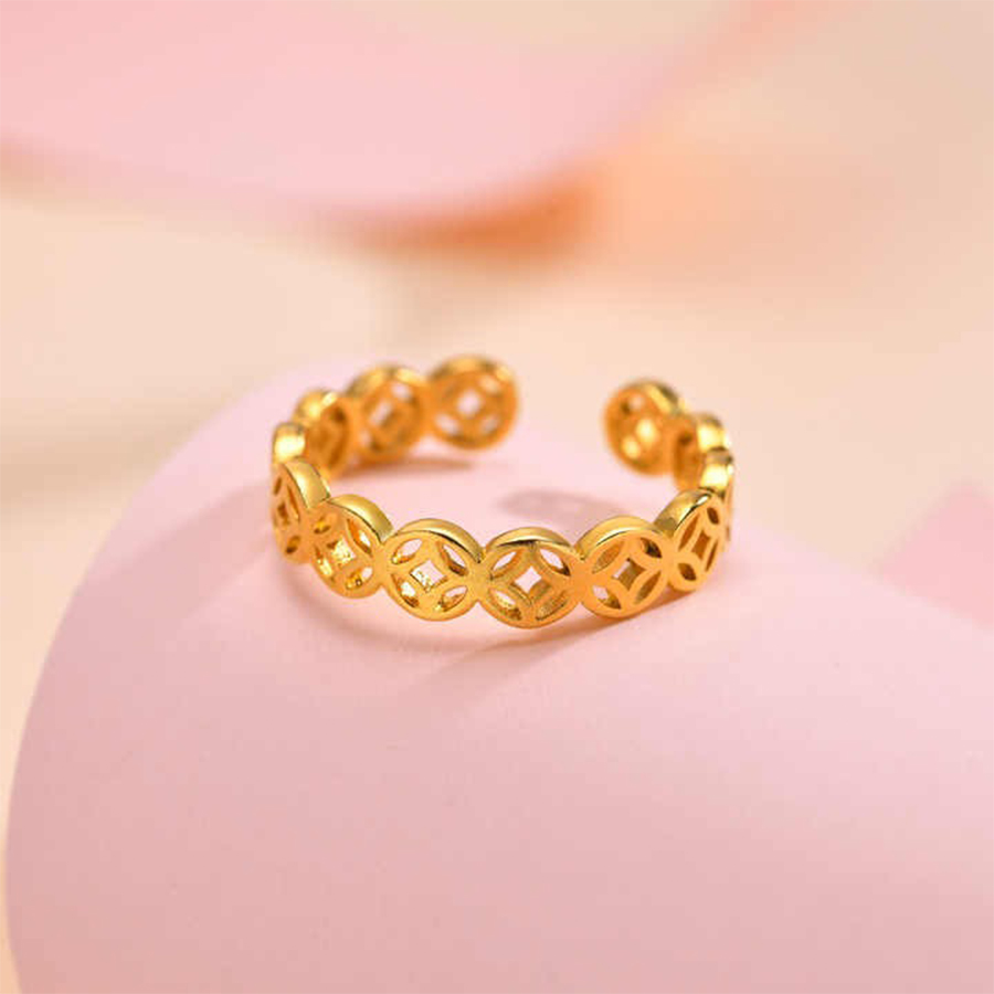 Nhẫn kim tiền giúp mệnh Hỏa kích hoạt sự thông mình, sáng suốt và quyền lực