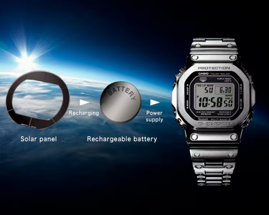 Casio Tough Solar là gì? Nguyên lý hoạt động và cách sạc pin - ảnh 1