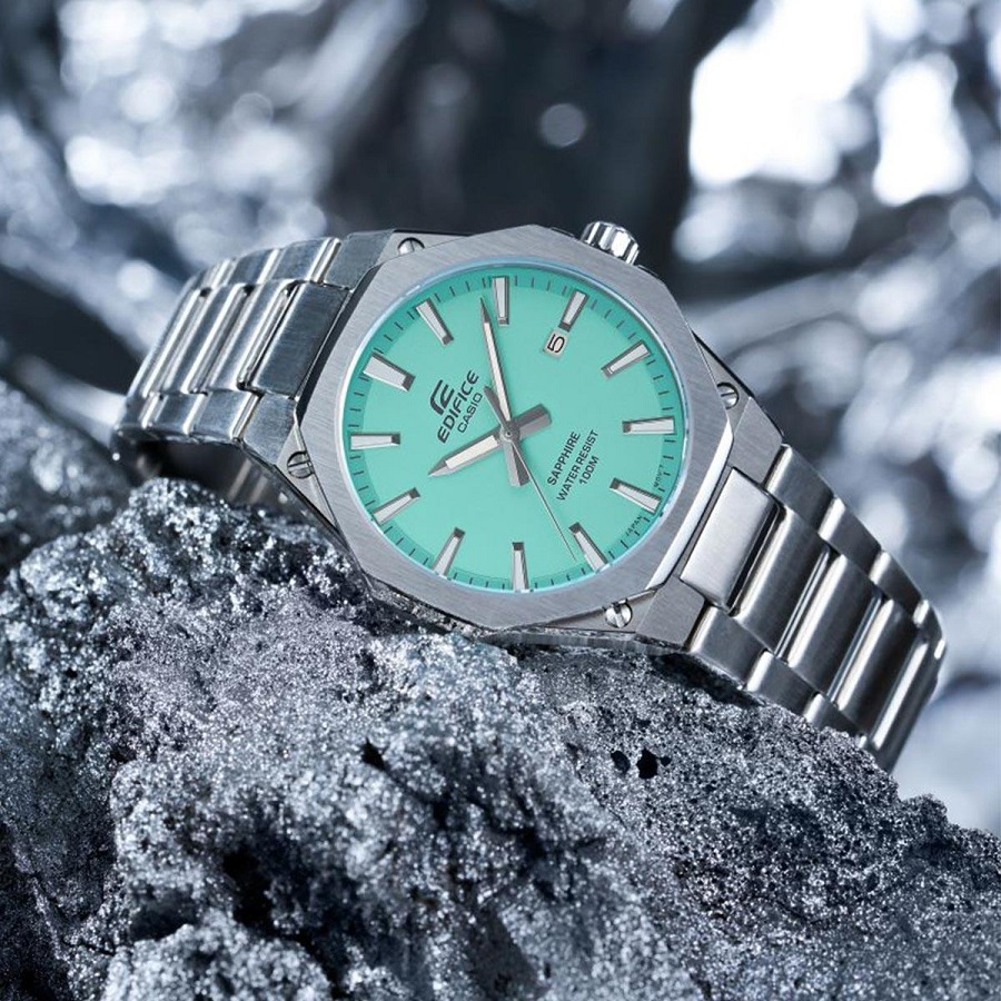 Chiếc Casio Edifice EFR-S108D-2BV sử dụng màu Tiffany Blue - ảnh 3