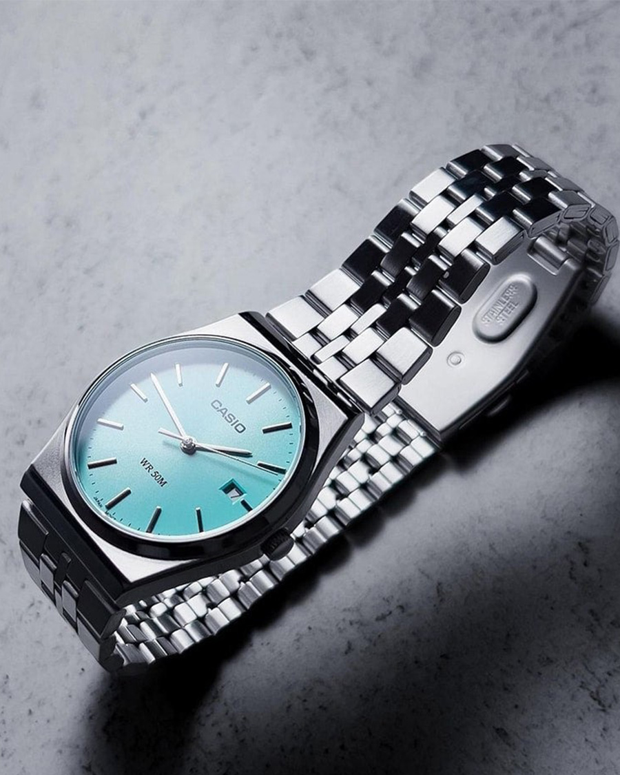 Casio Tifffany Blue MTP-B145D được mệnh danh là kẻ hủy diệt Tissot PRX - ảnh 5