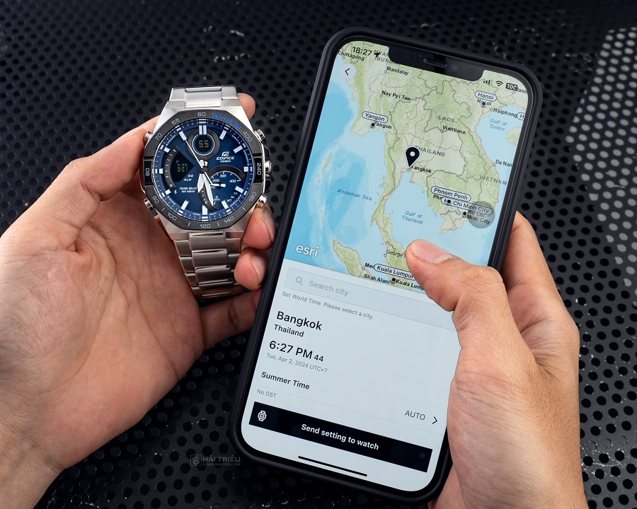 Khả năng kết nối với Smartphone thông qua bluetooth là điểm cộng lớn trên một số mẫu CasiOak Edifice - ảnh 7