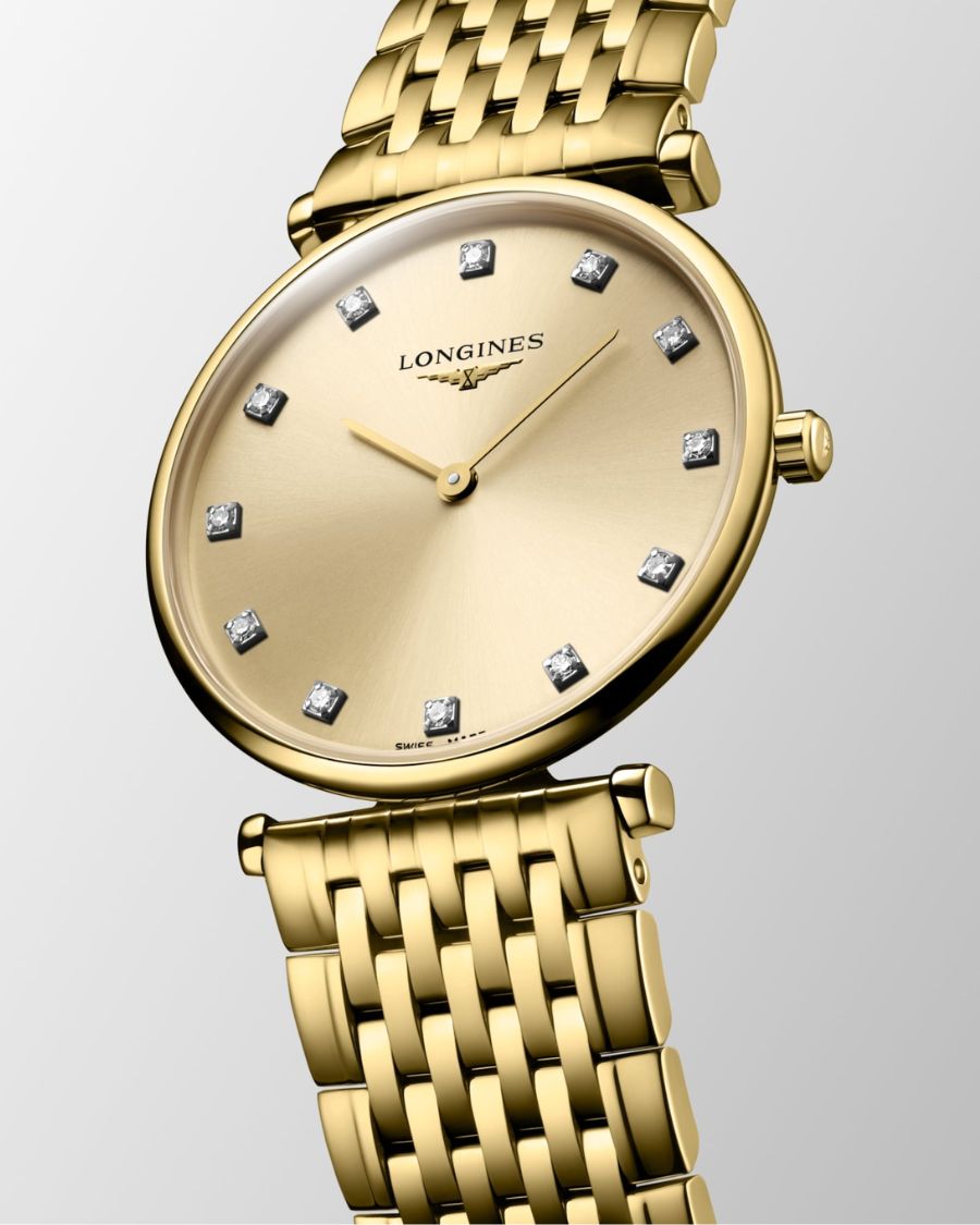 Mặt số kèm dây của chiếc đồng hồ Longines La Grande Classique