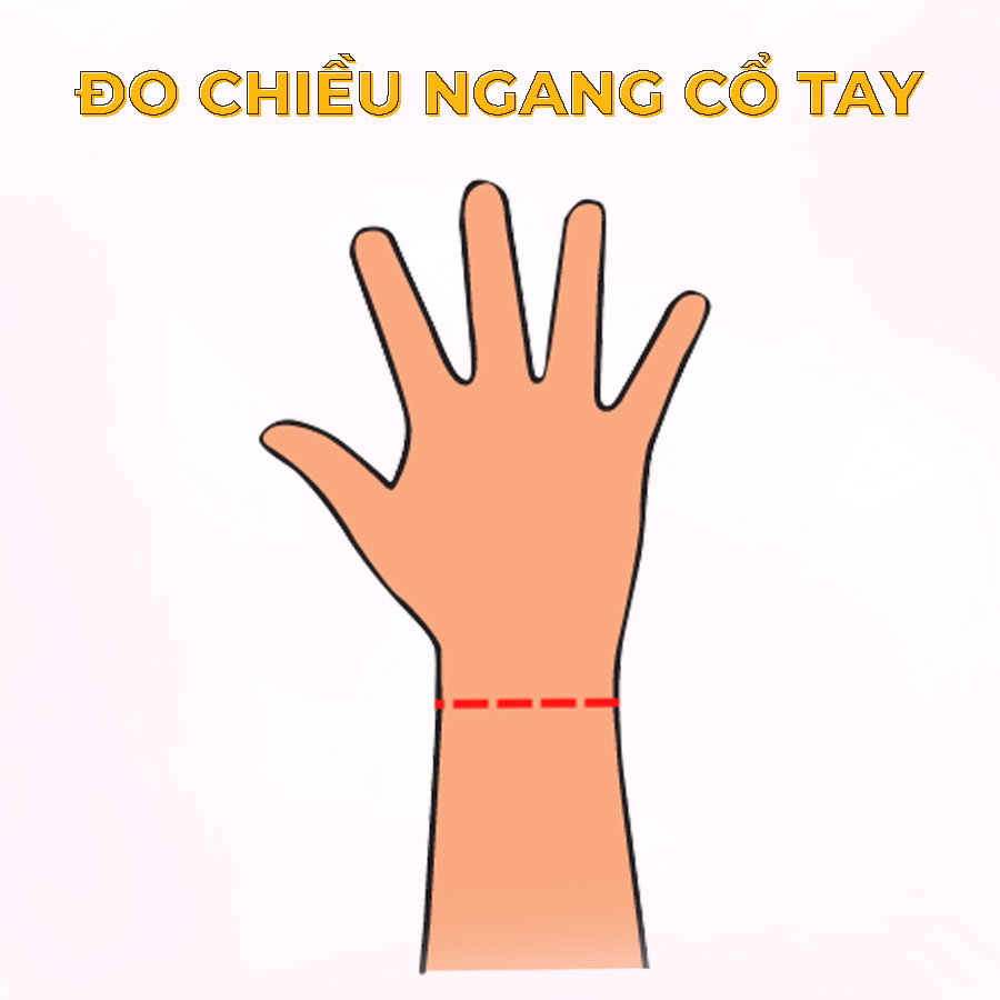cách đo chiều ngang cổ tay