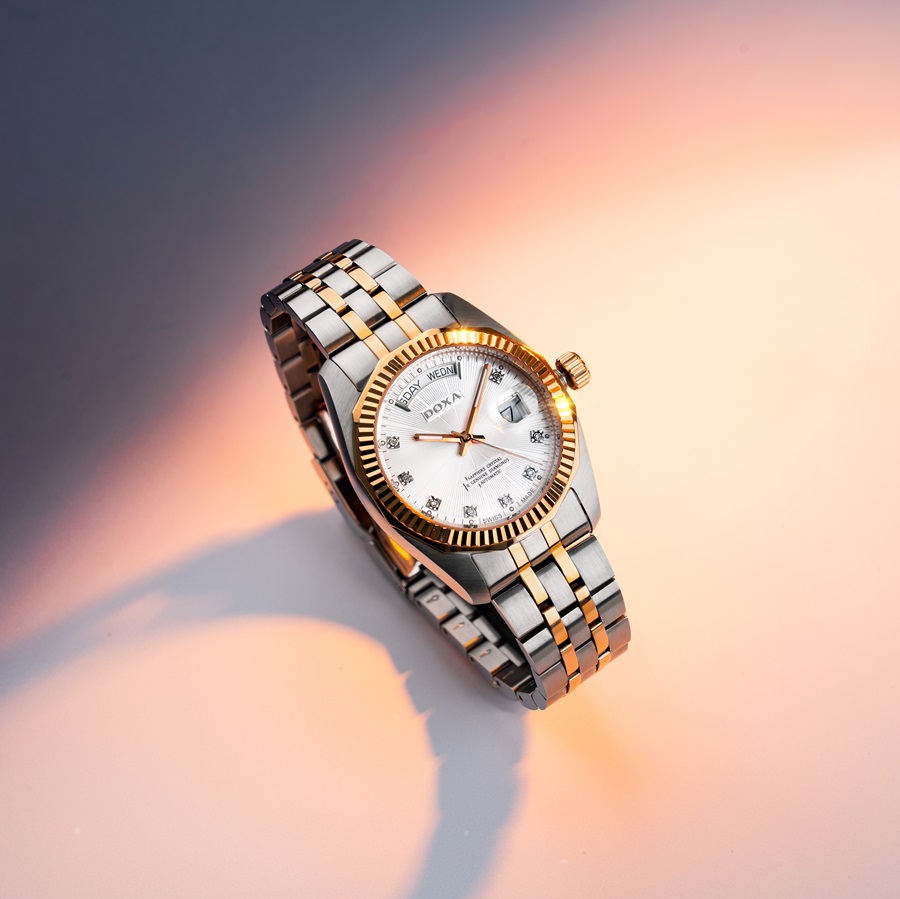 Đồng hồ Doxa Noble D145RWH - ảnh 5