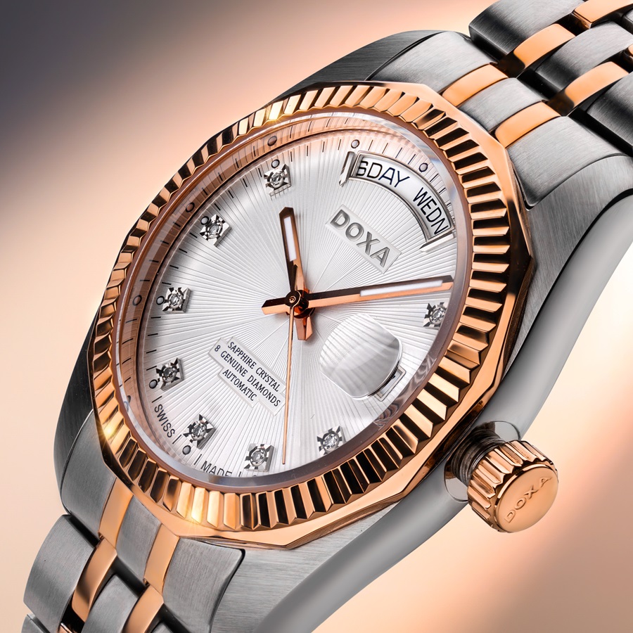 Đồng hồ Doxa Noble D145RWH - ảnh 2