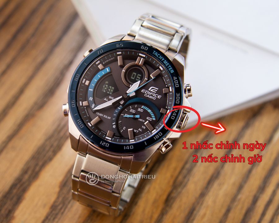Làm thế nào thay đổi ngày Edifice Casio 4 nút - Hình 2