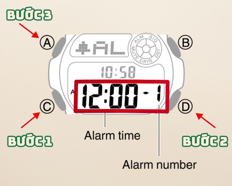 Cách chỉnh giờ báo thức đồng hồ World Time - Hình 4