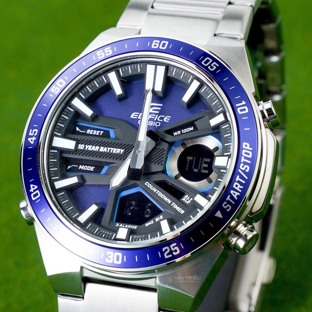 Nét mạnh mẽ đặc trưng của dòng Edifice được thể hiện rõ trên những chiếc Edifice EFV-C100D - ảnh 6