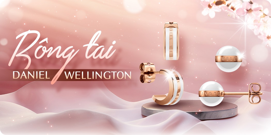 Bông tai, Hoa tai DW (Daniel Wellington) chính hãng