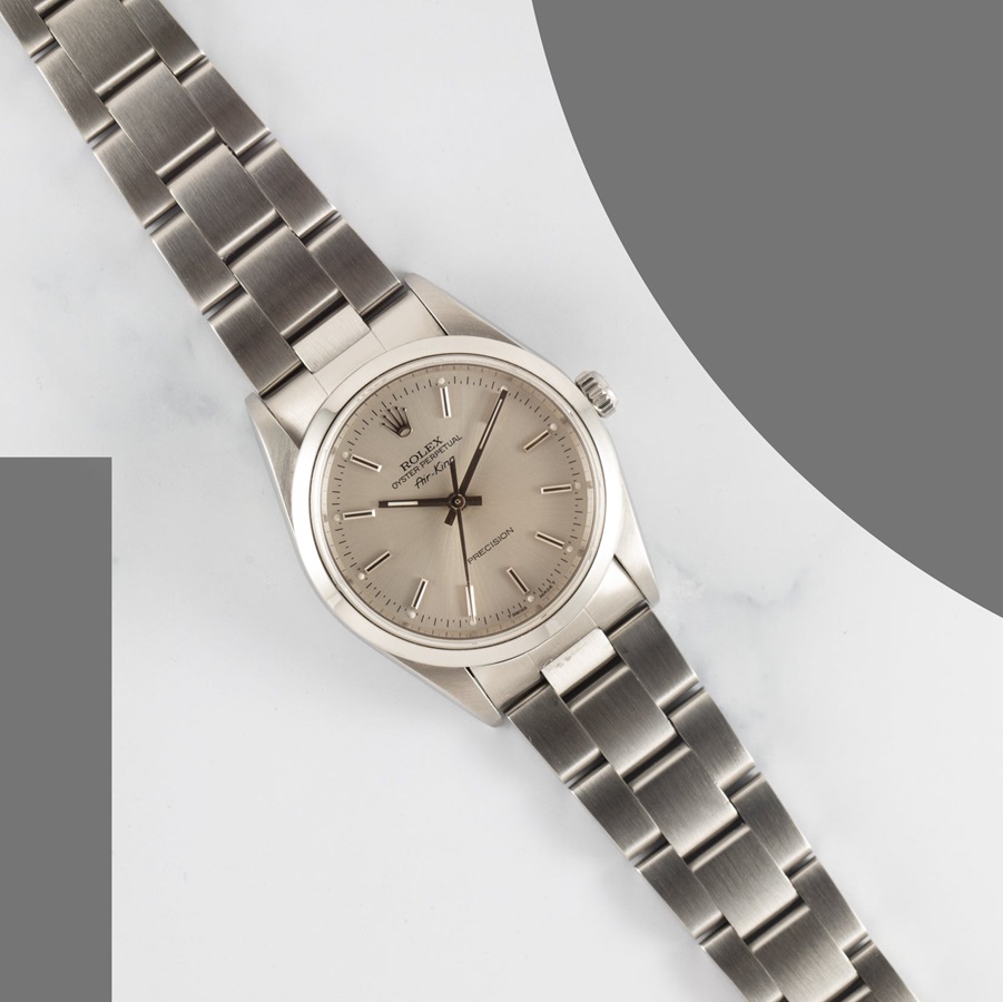 Cấu trúc mối nối 3 mắt xích phẳng của dây Oyster Rolex