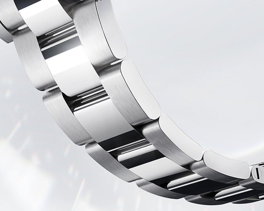 dây đeo kim loại oyster rolex