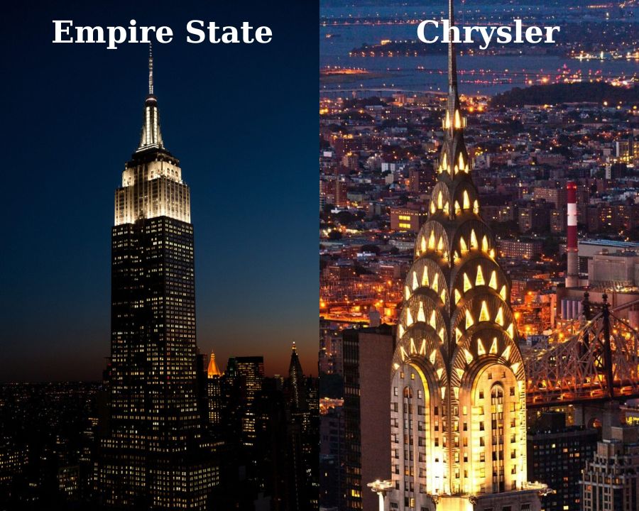 Trong kiến trúc, 2 tòa Empire State và Chrysler của New York mang ảnh hưởng Deco Styles - ảnh 1