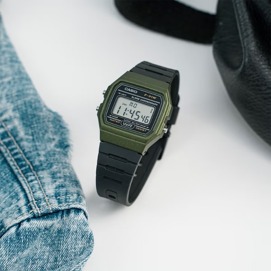TOP 10 các dòng đồng hồ Casio bán chạy nhất tại Hải Triều - Casio F-91W - ảnh 2