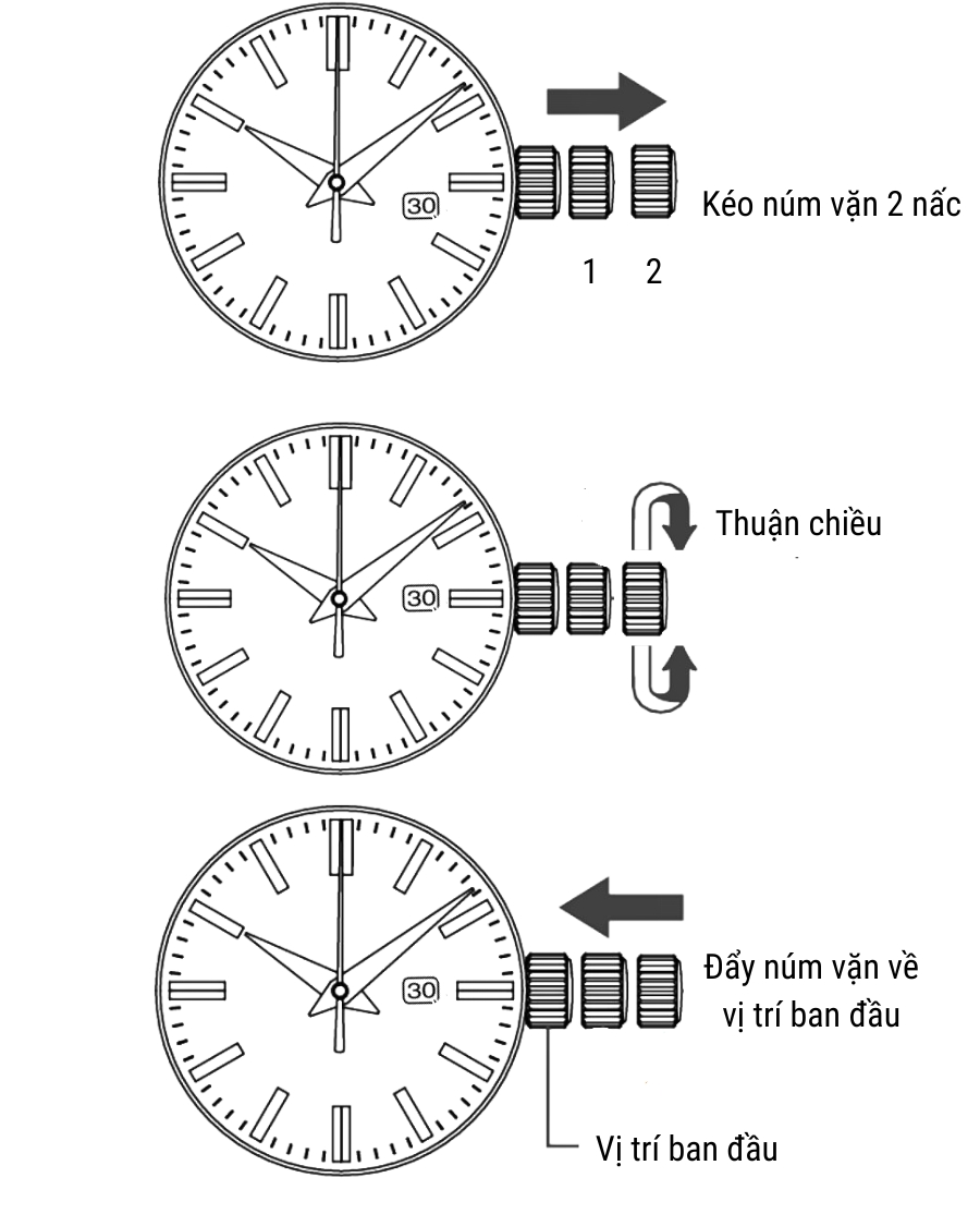 Chỉnh Casio 1 nút 3 kim - Hình 3