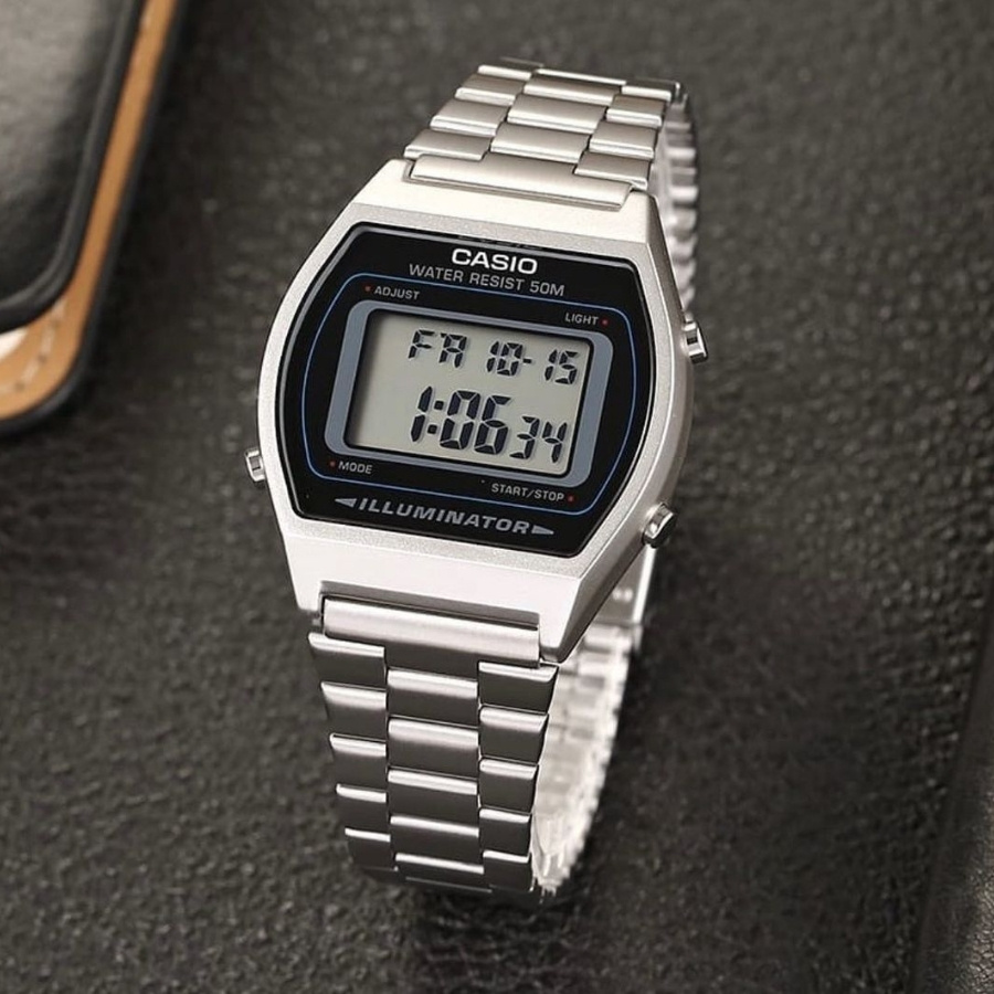 Casio B640 sở hữu thiết kế vỏ hình chữ nhật với hai cạnh bên được bo tròn - ảnh 8