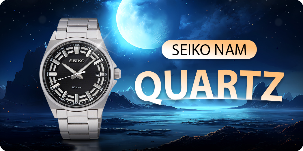 Đồng hồ Seiko Quartz nam Nhật Bản chính hãng, BH 5 năm