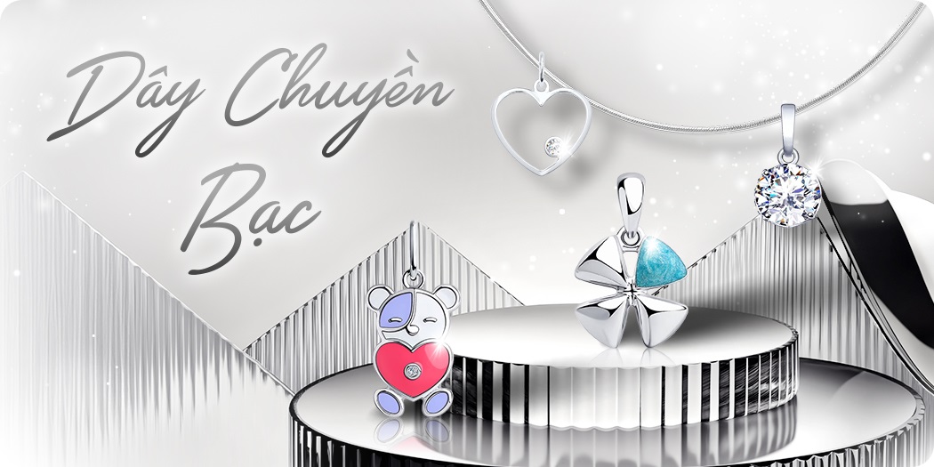 Dây chuyền bạc nữ đẹp, cao cấp, thời trang, hàng hiệu, hot trend