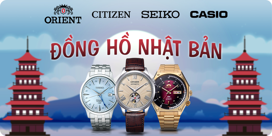 Đồng hồ Nhật Bản nam, nữ chính hãng