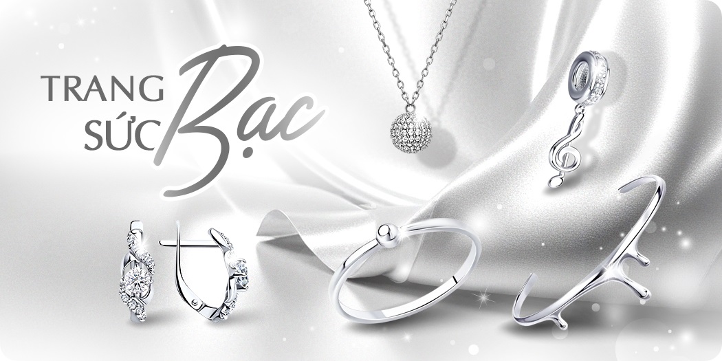 Trang sức bạc nữ cao cấp, thời trang, hàng hiệu, mẫu mới đẹp