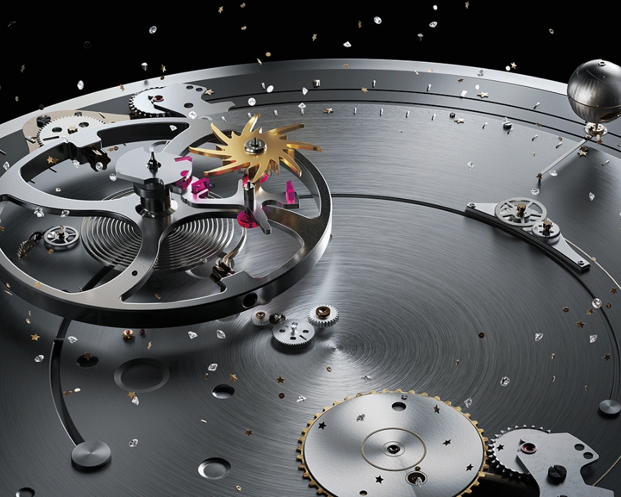 Bộ máy Caliber F6B24 bổ sung chức năng lên cót tay và dừng kim giây