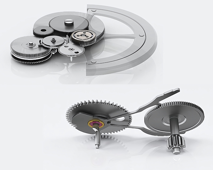 Seiko Magic Lever ứng dụng trên Orient SUn and Moon