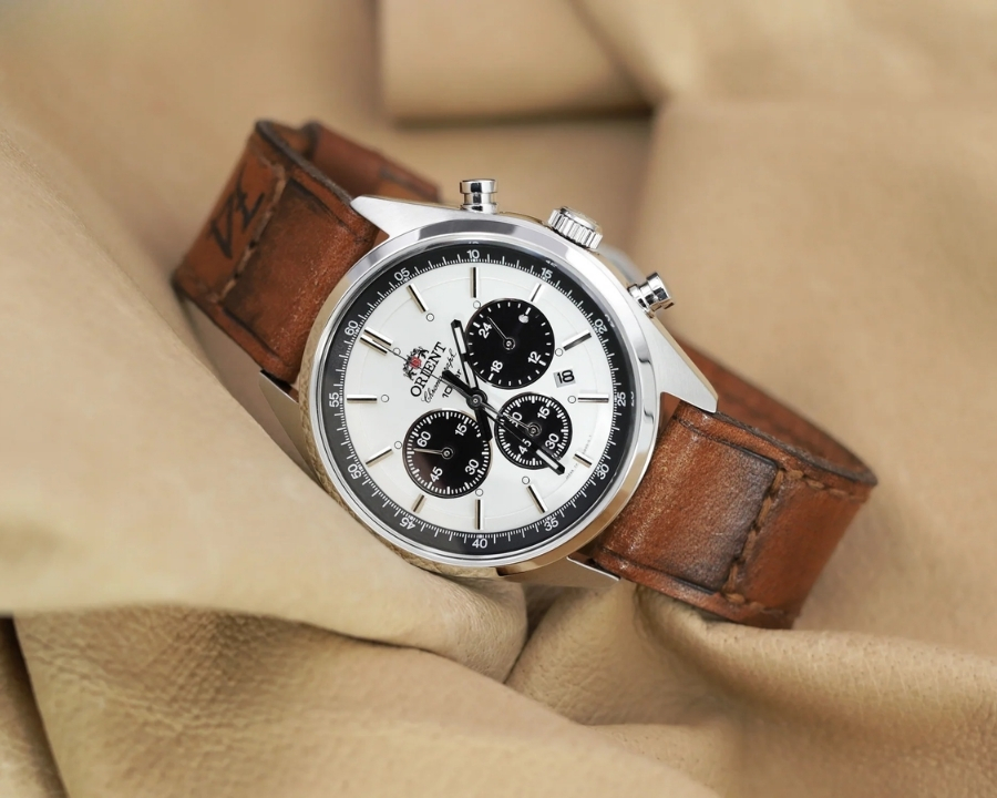 orient neo 70 dây da nâu