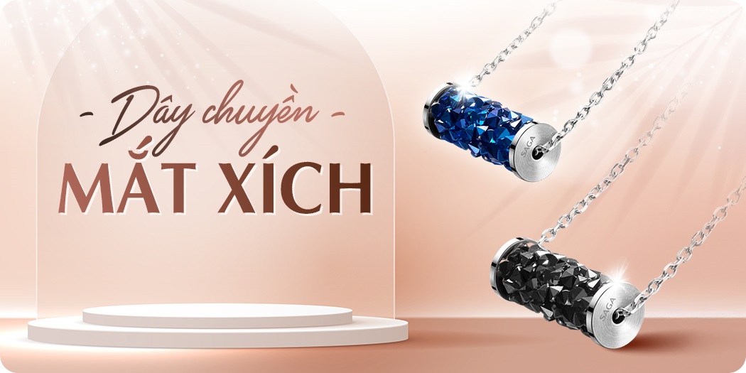 Dây chuyền mắt xích nữ đẹp, thời trang, hàng hiệu 100%
