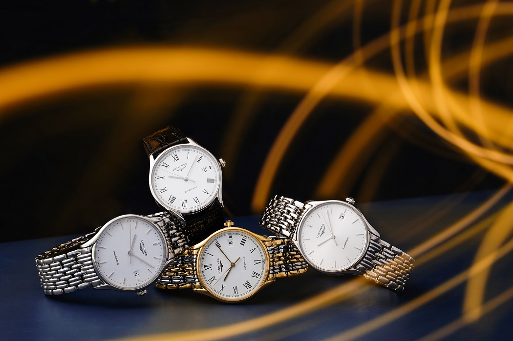 longines có bộ sưu tập đồng hồ cơ nam siêu mỏng đa dạng và được cập nhật thường xuyên