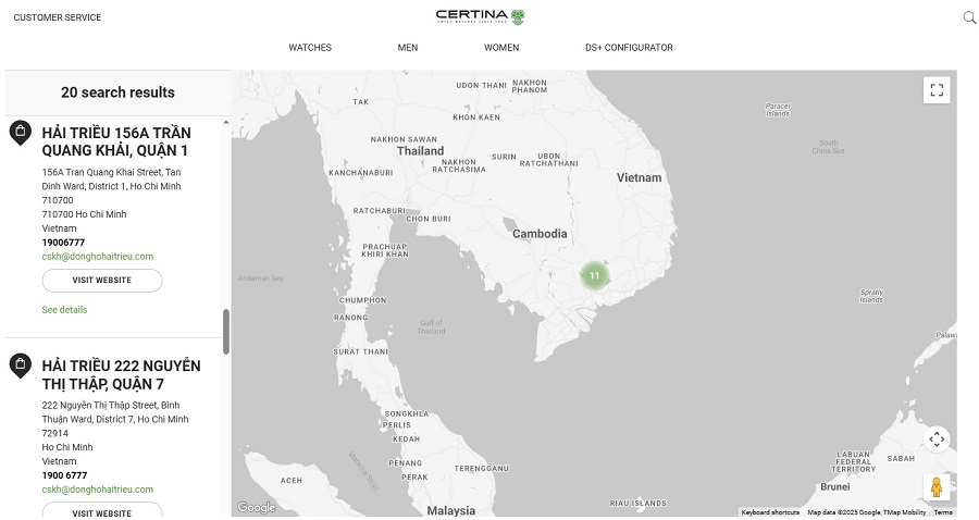 Đồng Hồ Hải Triều xuất hiện trên website chính thức của Certina - ảnh 2