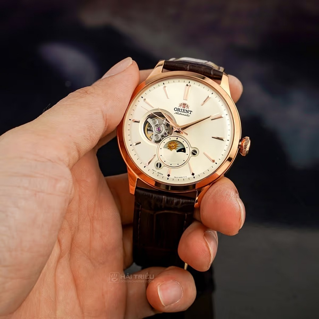 Top 10 đồng hồ Orient nam dây da bán chạy nhất tại Hải Triều - ảnh 12