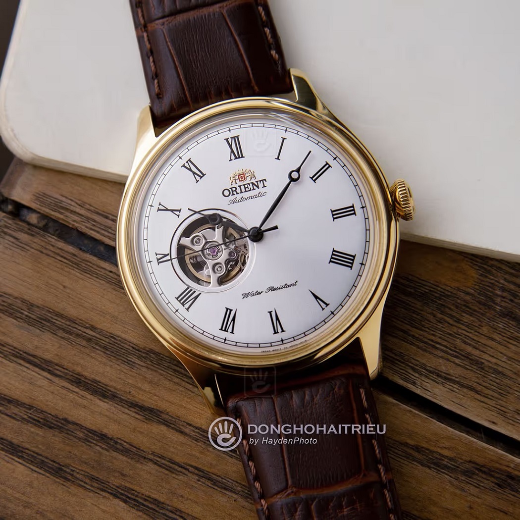 Top 10 đồng hồ Orient nam dây da bán chạy nhất tại Hải Triều - ảnh 13