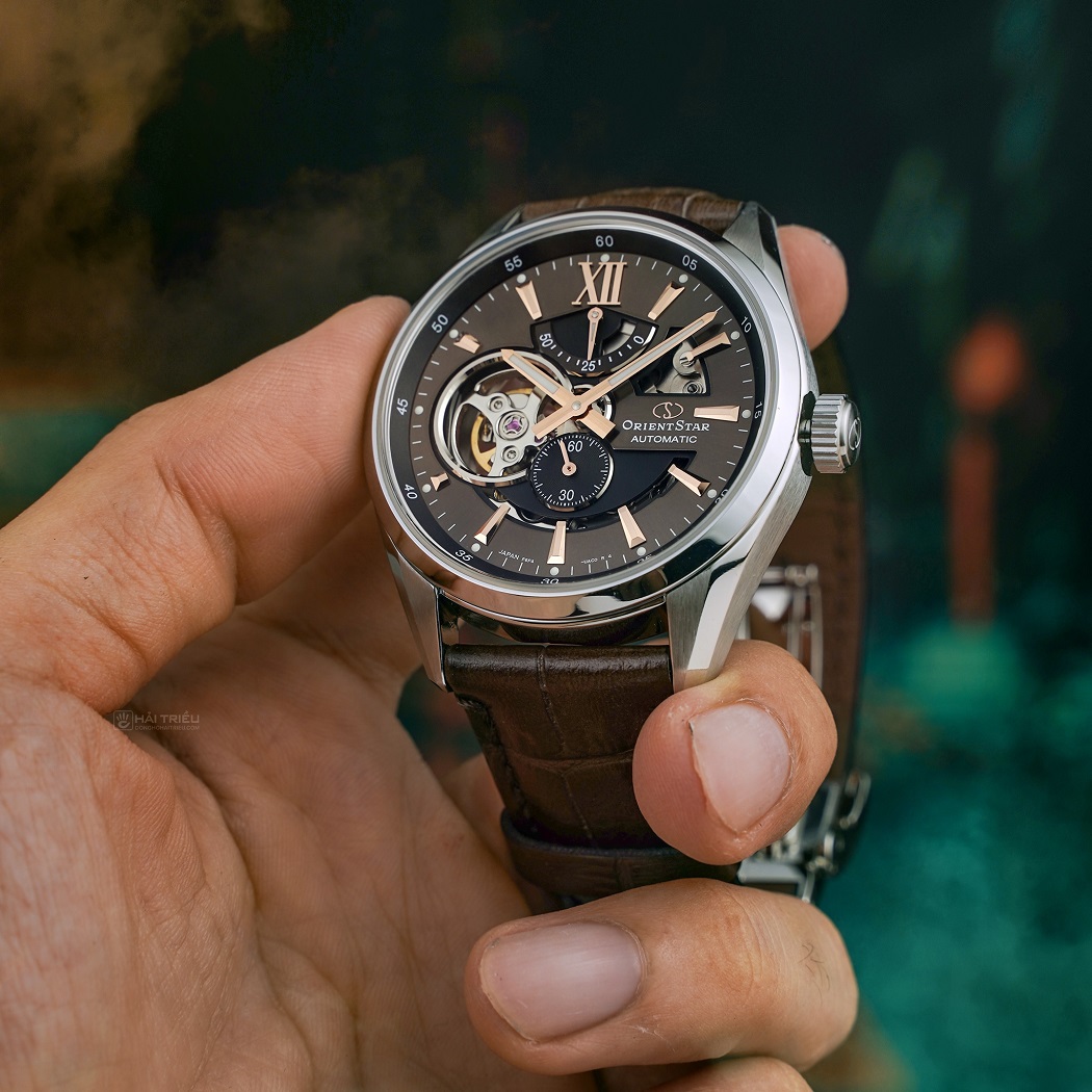 Top 10 đồng hồ Orient nam dây da bán chạy nhất tại Hải Triều - ảnh 2