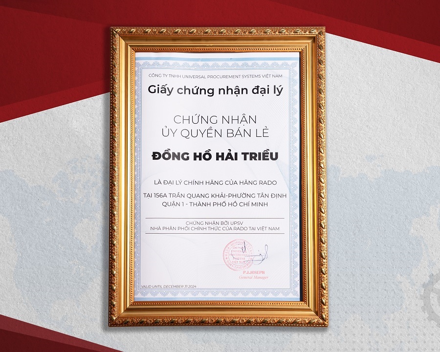Chứng nhận Hải Triều là đại lý chính hãng với thương hiệu đồng hồ Rado - ảnh 20