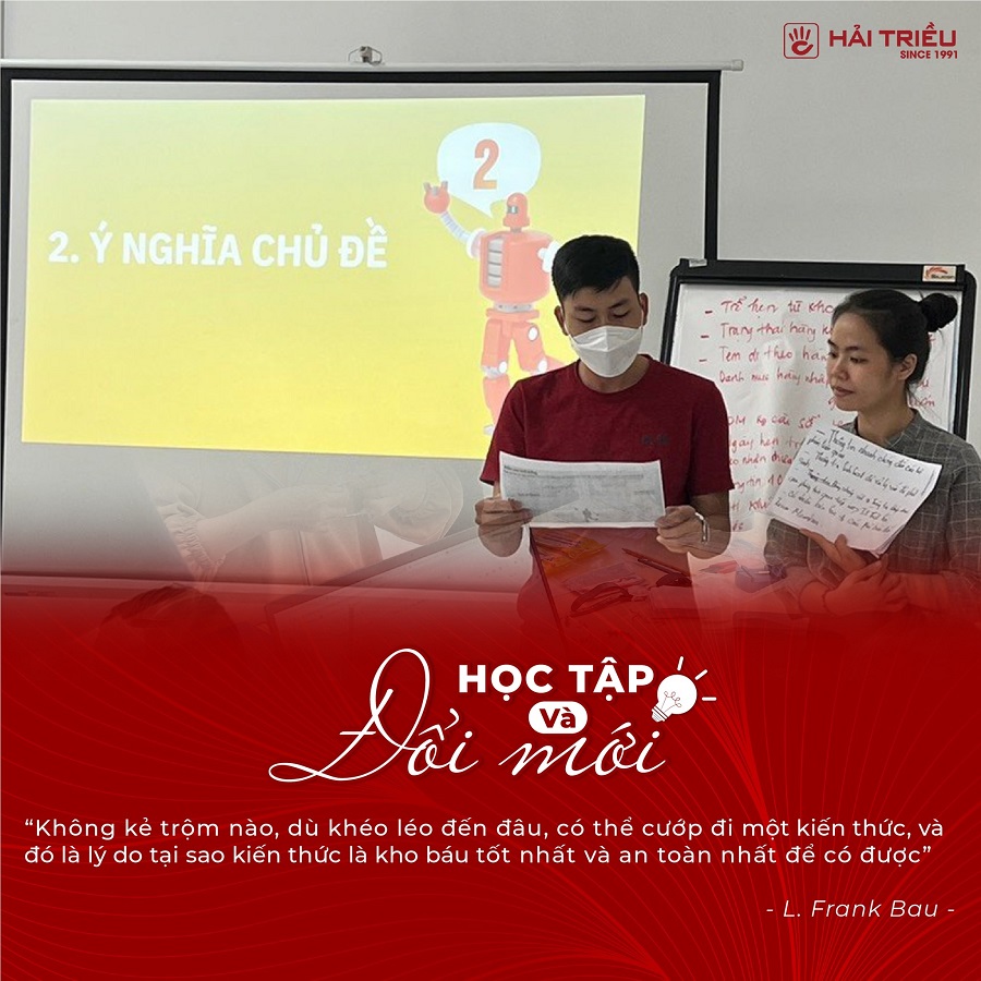 Hải Triều thường xuyên tổ chức các buổi đào tạo về kỹ năng cho nhân viên - ảnh 3