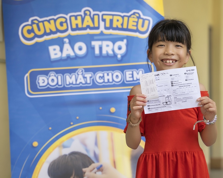 Chương trình "Cùng Hải Triều bảo trợ 5.000 đôi mắt cho em" ra đời với mong muốn tạo ra những giá trị tốt đẹp cho cộng đồng - ảnh 4