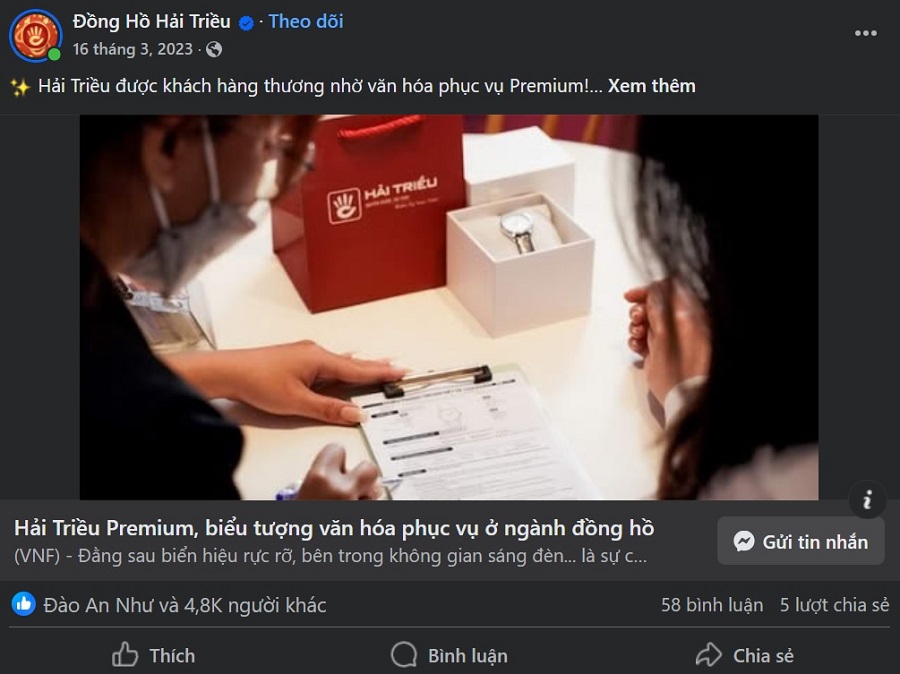 Hải Triều Premium, biểu tượng văn hóa phục vụ ở ngành đồng hồ - ảnh 5