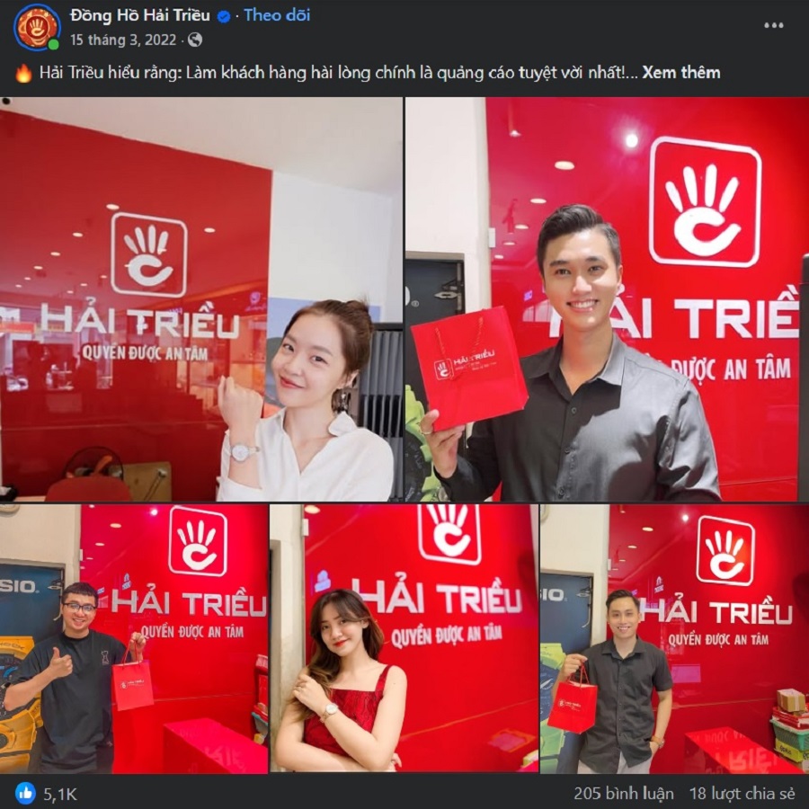 Sự hài lòng của khách hàng chính là quảng cáo tuyệt vời nhất đối với Hải Triều - ảnh 5