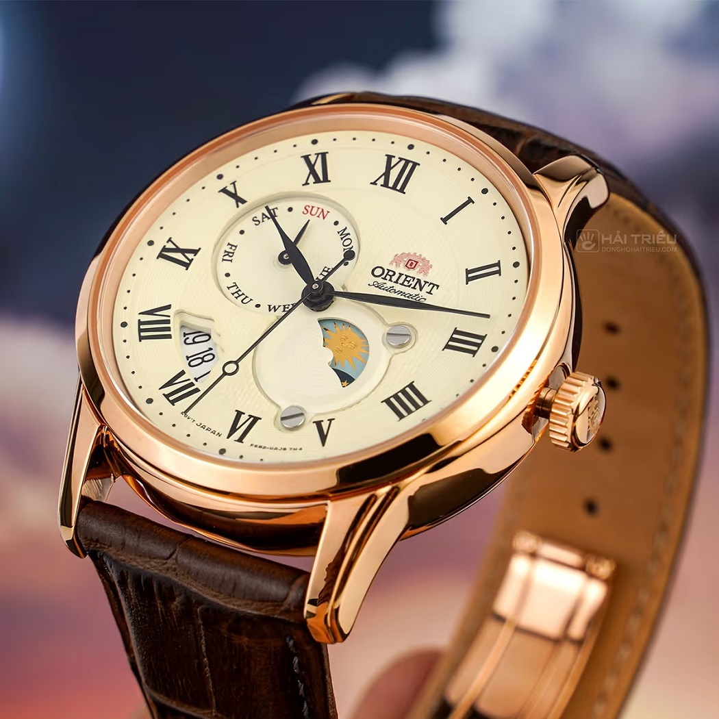 Top 10 đồng hồ Orient nam dây da bán chạy nhất tại Hải Triều - ảnh 7