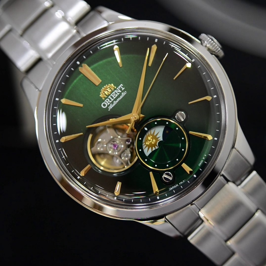 Sự đa dạng về phối màu mặt số cũng là cải tiến lớn trên đồng hồ Orient Sun And Moon Open Heart thế hệ mới - ảnh 8