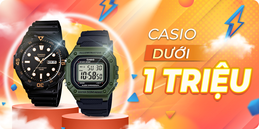 Đồng hồ Casio dưới 1 triệu - Mẫu mới, chính hãng 100%
